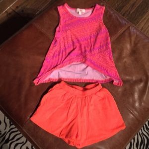 Tank Top & Shorts girl outfit